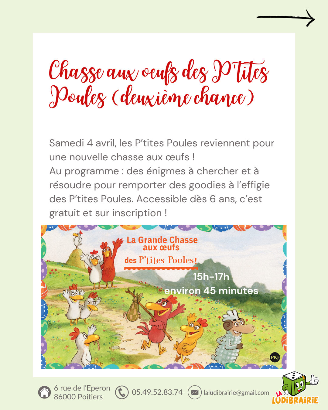 Planning d'animations avril 2026