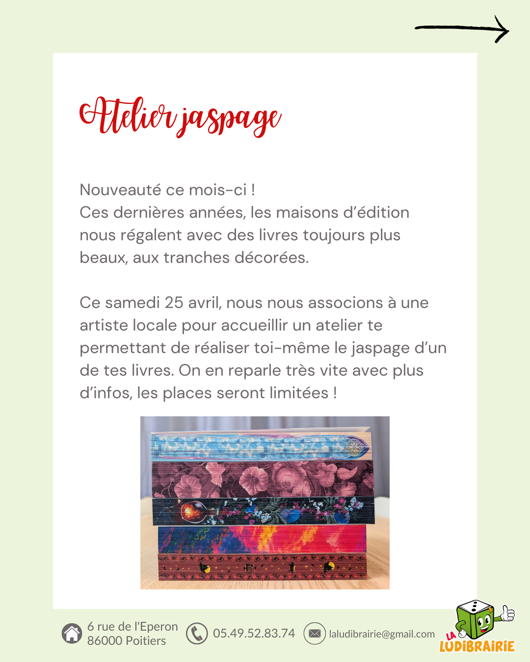 Planning d'animations avril 2026